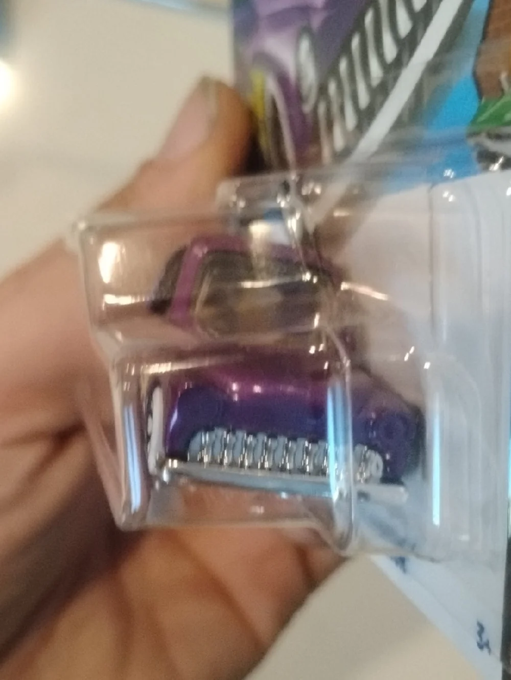 Mattel Hot Wheels Tooned Purple Passion Toy Car - Purple & Yellow